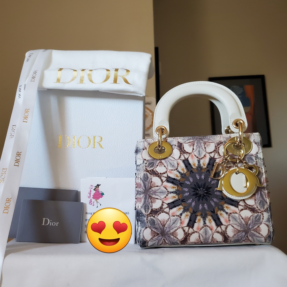 Dior White and Gold Women's Bag